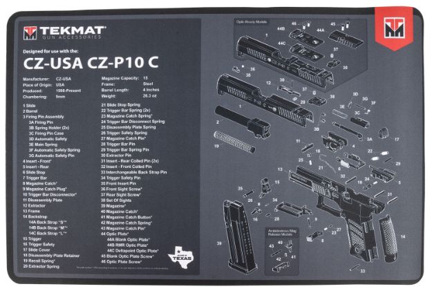 Picture of TEKMAT TEKR17CZP10C CZ P-10C