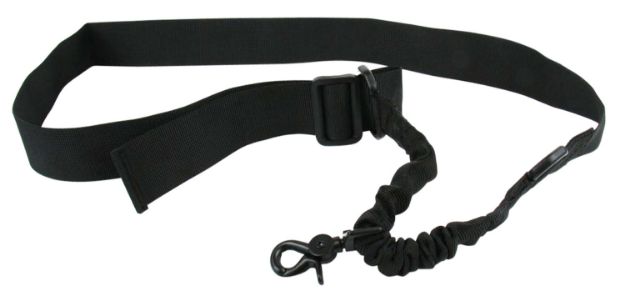 Picture of TACFIRE SL001B SNG POINT DBL BUNGEE SLING BLK
