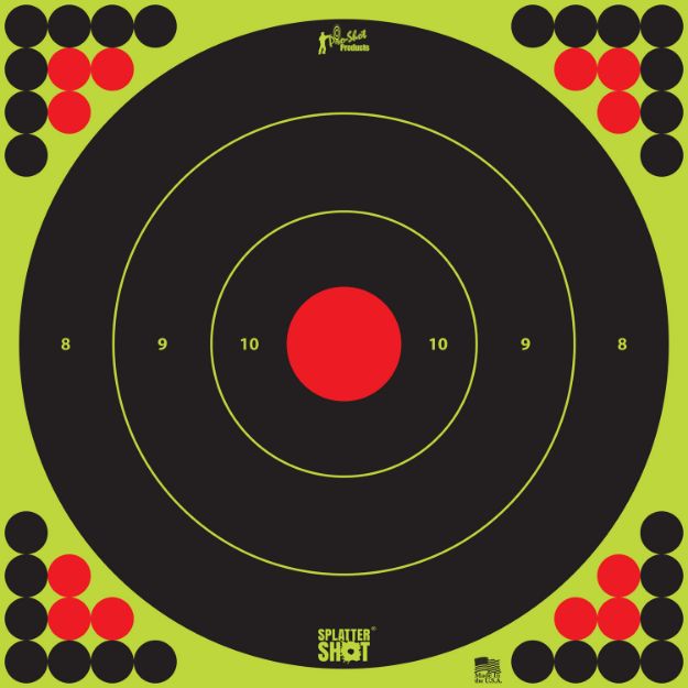 Picture of PROSHOT LONGRANGE17.25-5PK 17.25" SPLT BULLSEYE