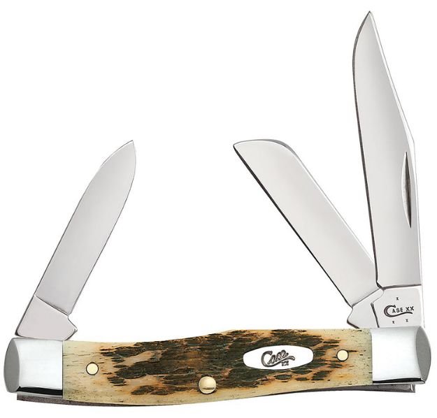 Picture of CASE 00079 AMBER BONE PEACH SEED JIG MED STOCKMAN