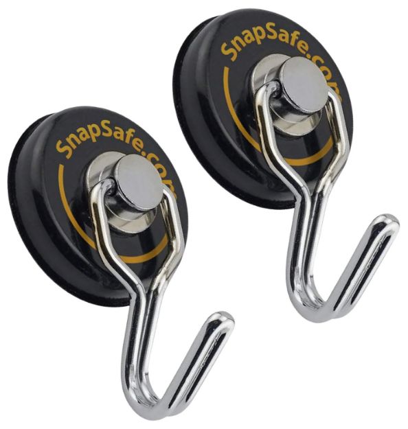 Picture of SNAPSAFE 75914 ROUND MAGNET SWIV HOOKS 65LBS