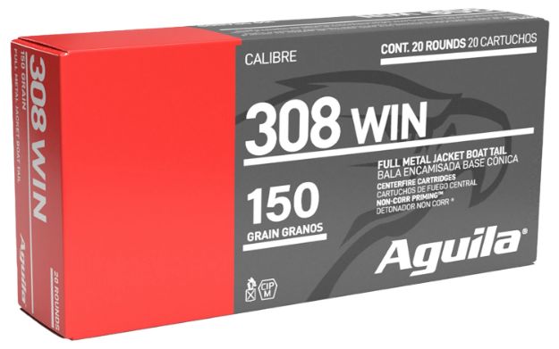 Picture of AGUILA 1E308110 308WIN 150FMJBT 20/25
