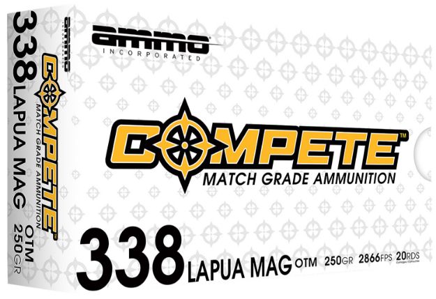 Picture of AMMOINC 338LM250BTHPA20 MATCH 338LAP 250BTHP 20/10
