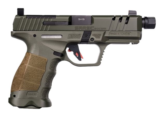 Picture of SAR USA SAR9CSOCOMOD SAR9C SOCOM OD GRN 9MM 15/21