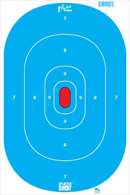 Picture of PROSHOT SILH-INTP-BLUE-8PK 12X18 SILHOUTT INSERT