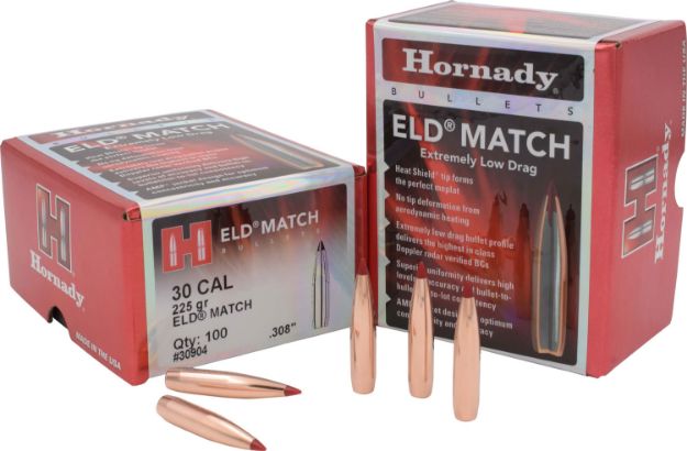 Picture of HORN 30904 BULL .308 225 ELD-M 100/15