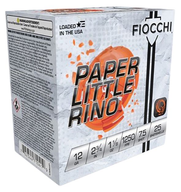 Picture of FIO 12FPWR75 LTL RINO PPR 12 2.75 7SHT 1OZ 25/10