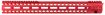 Picture of SI STRIKERAIL-17-RED STRIKE RAIL MLOK 17" RED