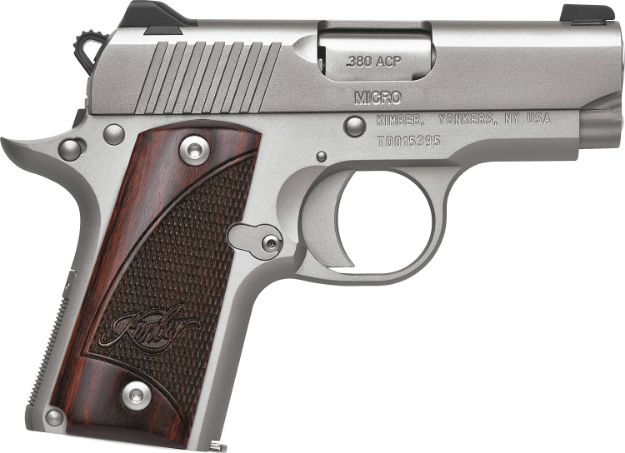 Picture of KIMBER 3300207 MICRO STNLSS RSWD NS 380 2.75 7+1