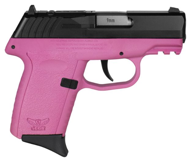 Picture of SCCY CPX-2CBPKRDRG3 9MM 3.1 10R NS BLK/PNK