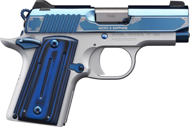 Picture of KIMBER 3300111 MICRO 9 SAPPHIRE 9MM 3.15 6+1