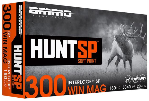 Picture of AMMOINC 300WM180SPA20 HUNT SP 300WN 180GR 20/10