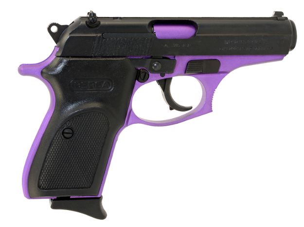 Picture of BERSA T380PRP8 THUNDER 380 DA 3.5 8R BLK/PRPL