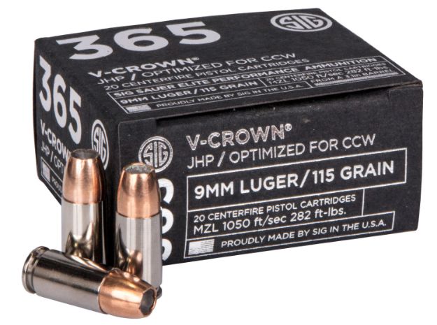 Picture of 9Mm Luger 115Gr Jacketed Hollow Point 20/Box