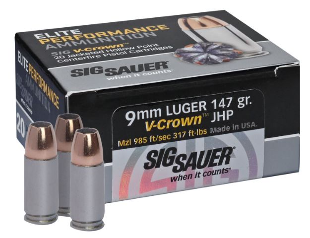 Picture of 9Mm Luger 147Gr Jacketed Hollow Point 20/Box