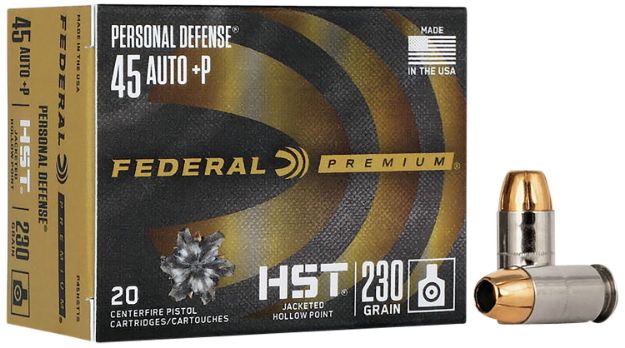 Picture of 45 Acp +P 230Gr Hst Jacketed Hollow Point 20/Box