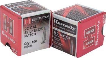 Show details for HORN 22491 BULL .224 52 ELD-M 100/40 Picture of HORN 22491 BULL .224 52 ELD-M 100/40