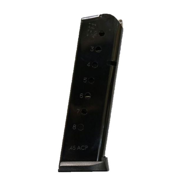 Picture of 1911 Gov't Model Act-Mag 45Acp 8Rd Steel Black Left Hand
