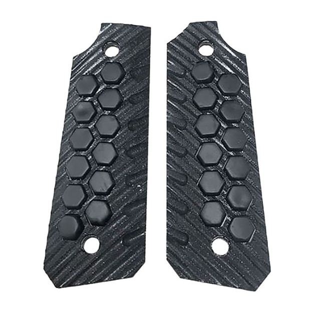 Picture of Hivebrid   G10 Panel Grips For Ruger  Mkiv  22/45  Black