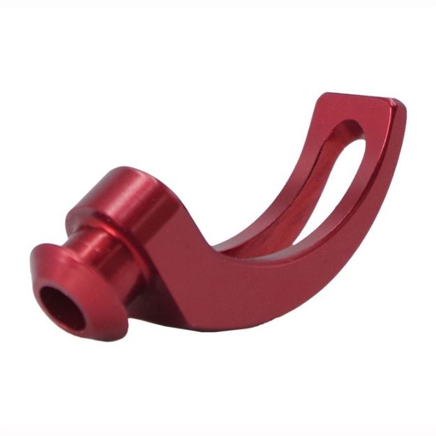 Picture of Rugerpc Carbine Spartan Skeletonized Charging Handle Red