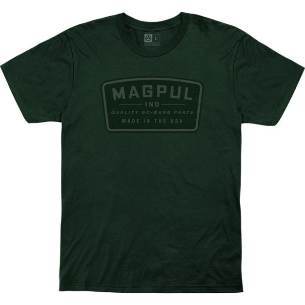 Picture of Go Bang Parts Cotton T-Shirt Medium Forest Green
