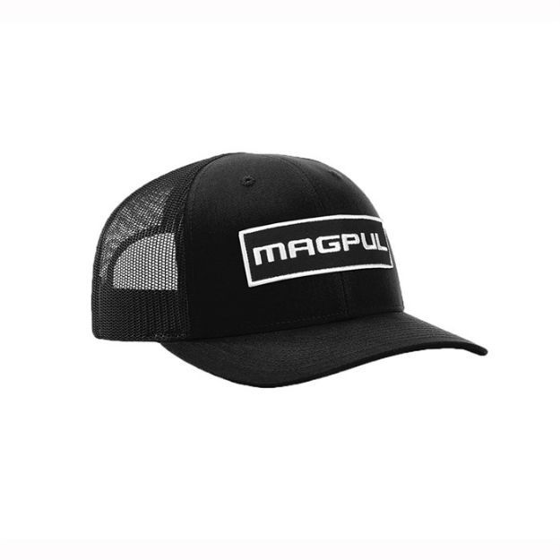 Picture of Wordmark Patch Trucker Black