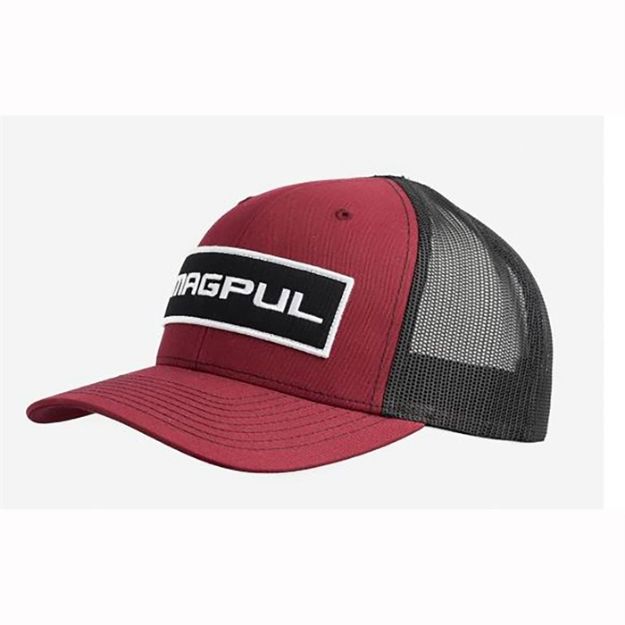 Picture of Wordmark Patch Trucker Red/Black