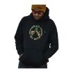 Picture of Woodland Camo Icon Hoodie Black Small