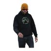 Picture of Woodland Camo Icon Hoodie Black Small