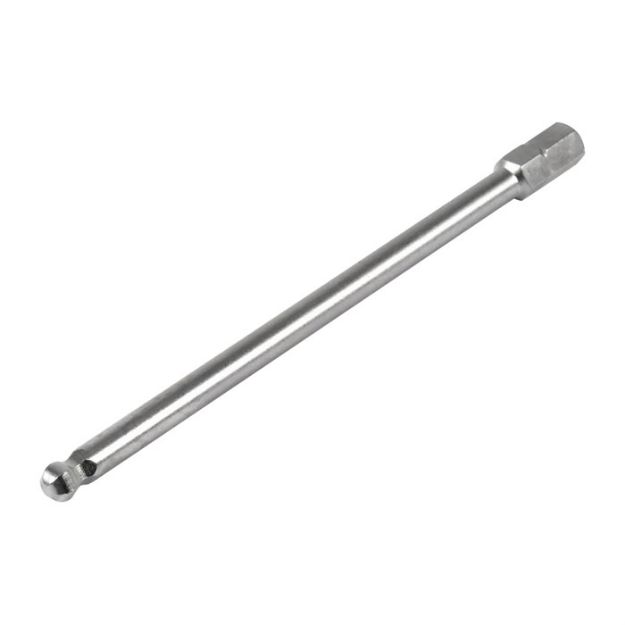 Picture of Extended Action 4'' Long 1/8'' Ball End Hex Bit
