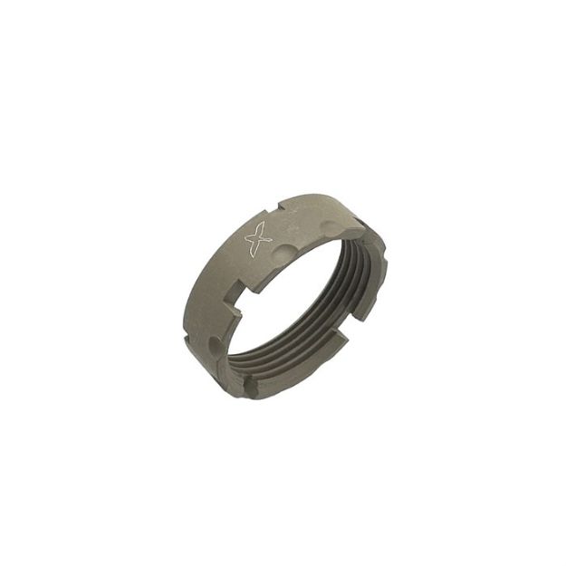 Picture of Ar-15 Billet Castle Nut Burnt Flat Dark Earth