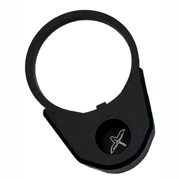 Picture of End Plate W/ 3-Qd Sling Swivel Sockets Black Dlc