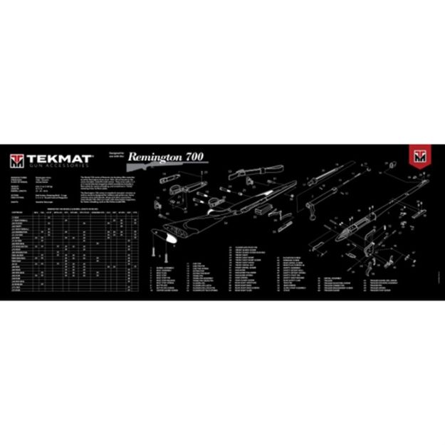 Picture of Tekmat Ultra 44 Remington 700 Gun Cleaning Mat Black