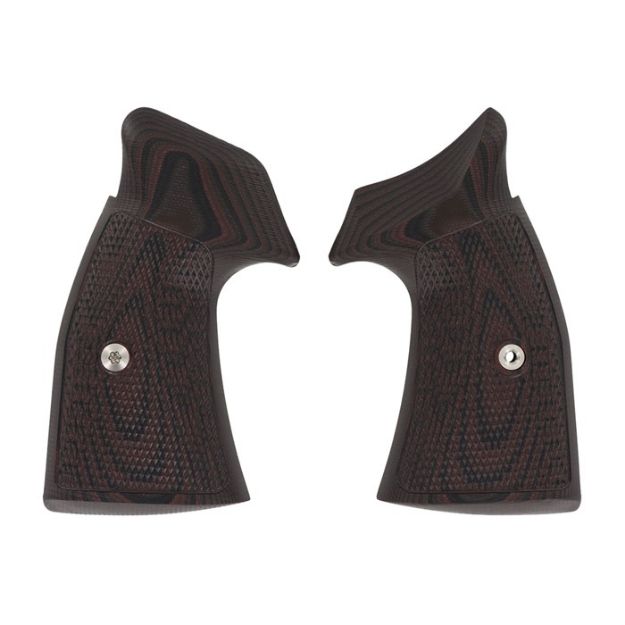 Picture of S&W K/L Frame Tac Diamond, Square Butt, Black Cherry