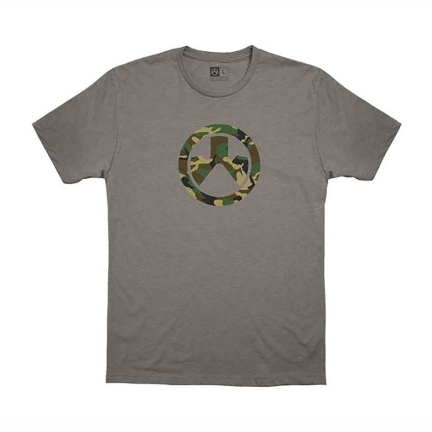 Picture of Woodland Camo Icon Cvc T-Shirt 2X-Large Stone Gray