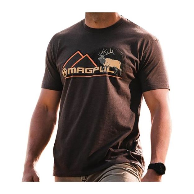 Picture of Wapiti Blend T-Shirt Brown Heather 3Xl