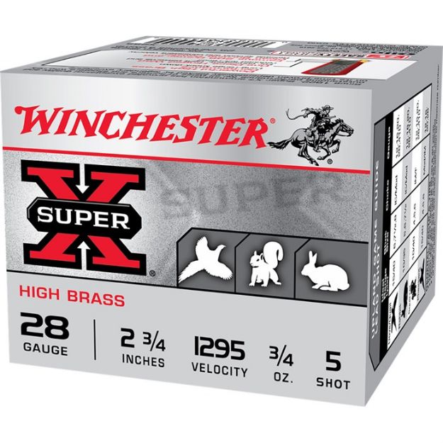Picture of Super-X 28 Gauge 2-3/4'' 3/4Oz #5 Shot 25/Box