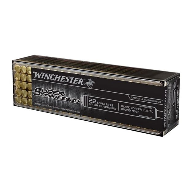 Picture of Super Suppressed 22 Lr 45Gr Copper Plated Round Nose 100/Box