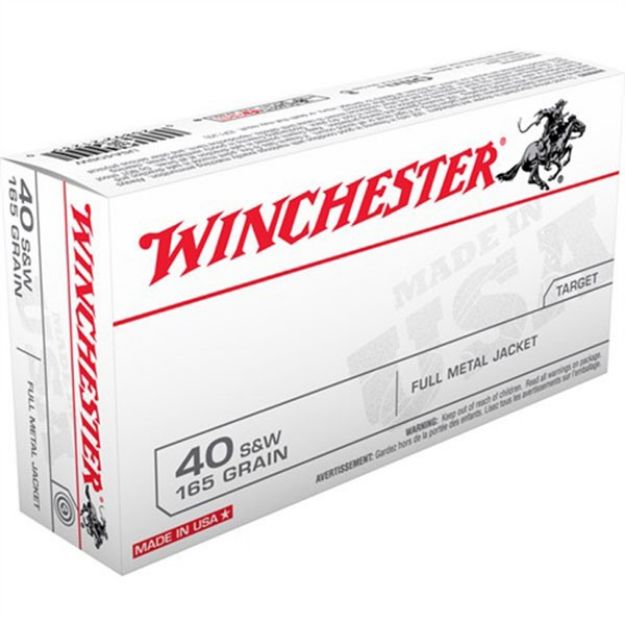 Picture of Usa White Box 40 S&W 165Gr Fmjfn 50/Box