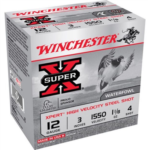 Picture of Xpert Waterfowl 12 Gauge 3'' 1-1/8 Oz #4 Shot 25/Box
