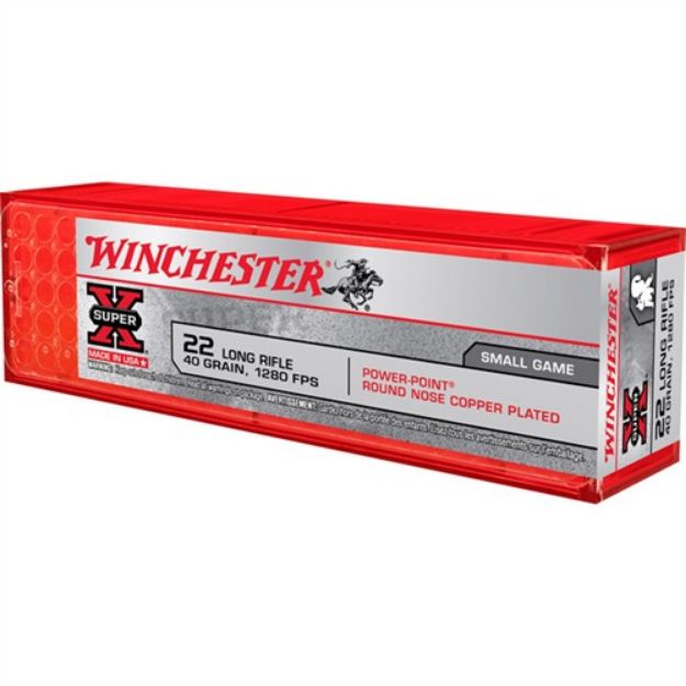 Picture of Super-X 22 Long Rifle 40Gr Power-Point Rncp 100/Box