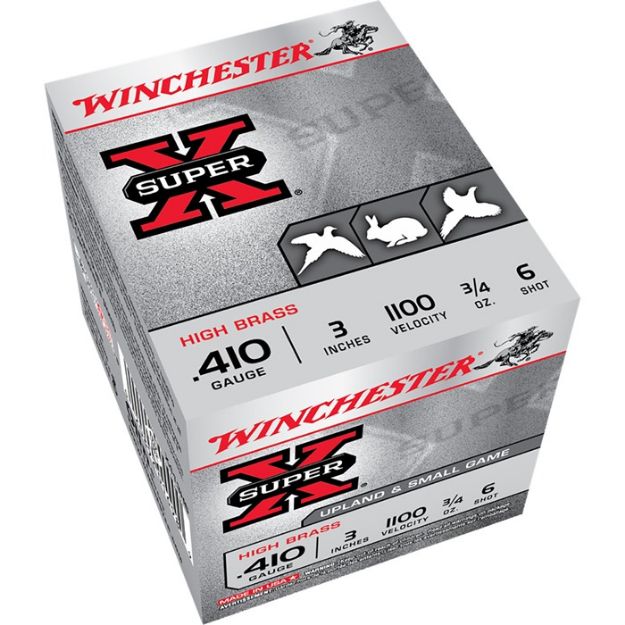 Picture of Super-X High Brass 410 Bore 3'' 3/4 Oz #6 Shot 25/Box
