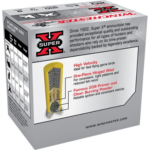 Picture of Super-X 20 Gauge 2-3/4'' 7/8 Oz #8 Shot 25/Box