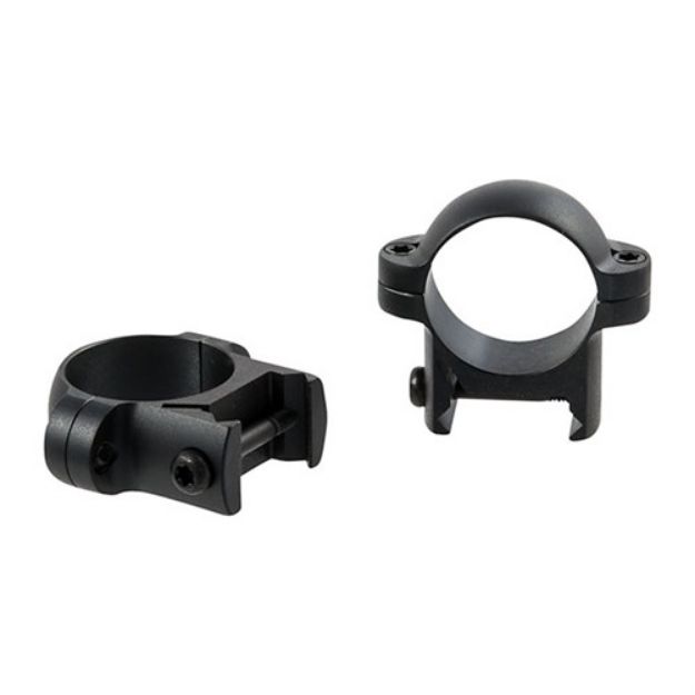 Picture of Zee Rings 1'' Low Steel Rings Matte Black