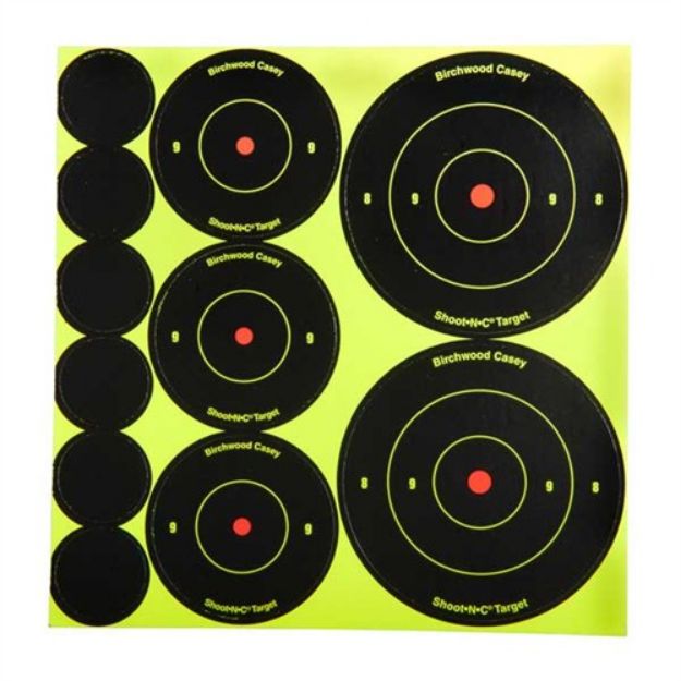 Picture of 1'', 2'', 3'' Bullseye, 12 Pack
