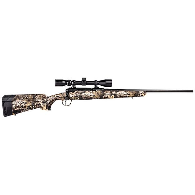 Picture of Savage Axis Xp Mobuc Camo 22-250 Rem 22    Bbl Weaver Scope