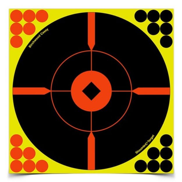 Picture of Shoot-N-C 12'' Bull's-Eye ''Bmw'' Target 5 Sheet Pack