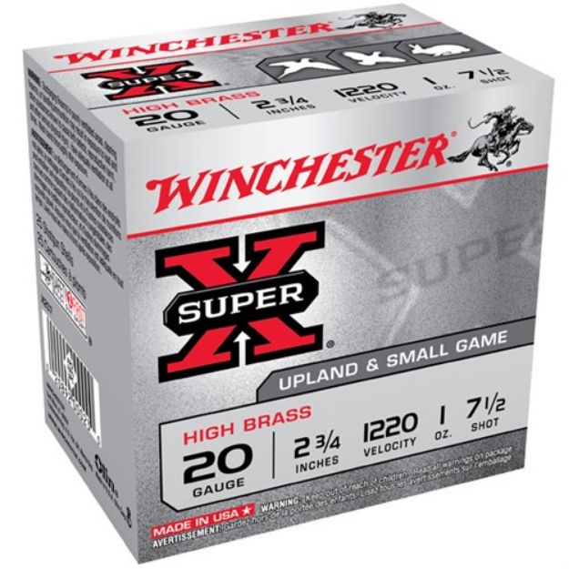 Picture of Super-X 20 Gauge 2-3/4'' 1Oz #7.5 Shot 20/Box