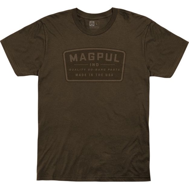 Picture of Go Bang Parts Cotton T-Shirt Medium Brown