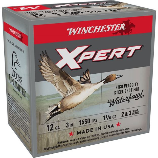 Picture of Xpert Waterfowl 12 Gauge 3'' 1-1/8Oz #2/#3 Shot Duplex 25/Box